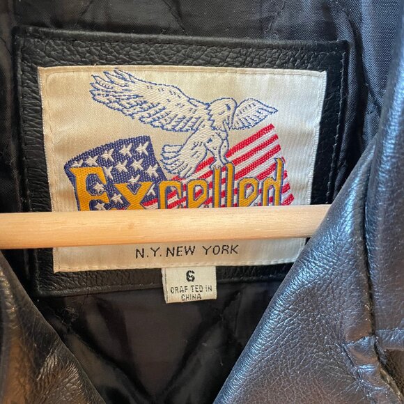 Black leather jacket - Picture 2 of 8